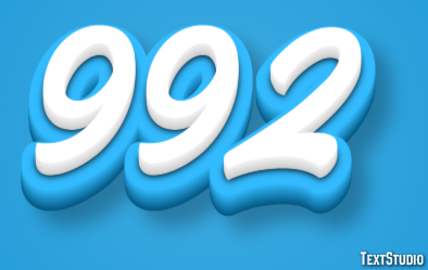 992 Text Effect