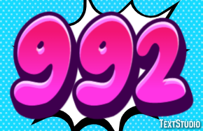 992 Text Effect