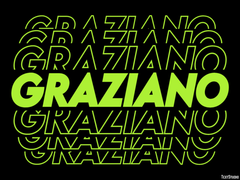 Graziano Effetto testo