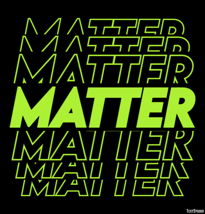 Matter Efeito de texto