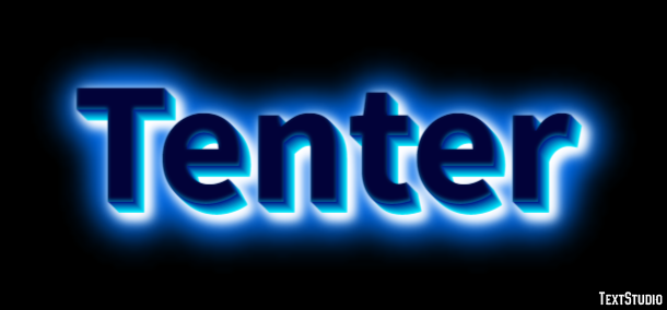 Tenter Texteffekt