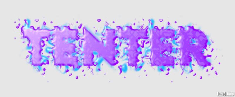 Tenter Texteffekt
