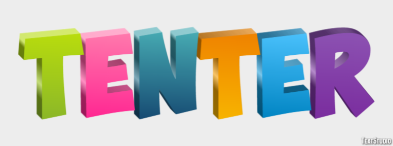 Tenter Эффект текста