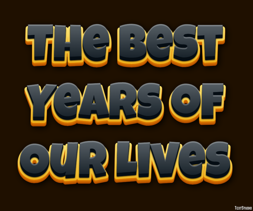 The Best Years of Our Lives Efekt tekstowy