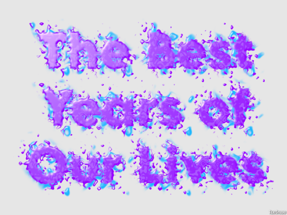 The Best Years of Our Lives Efekt tekstowy
