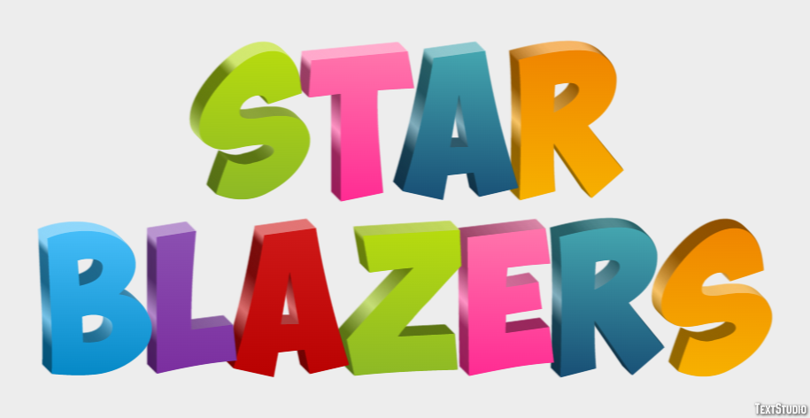 Star Blazers Tekst Effect