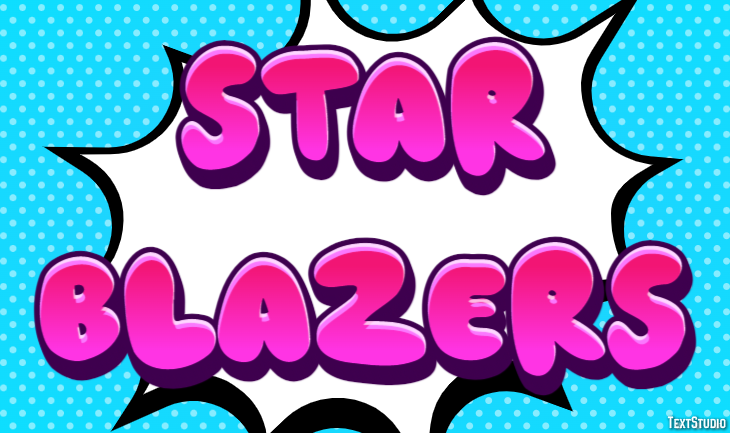 Star Blazers Text effect