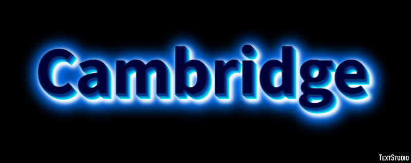 Cambridge Text Effect