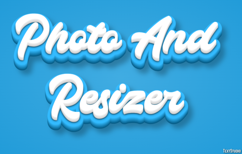 Photo And Resizer Tekst Effect