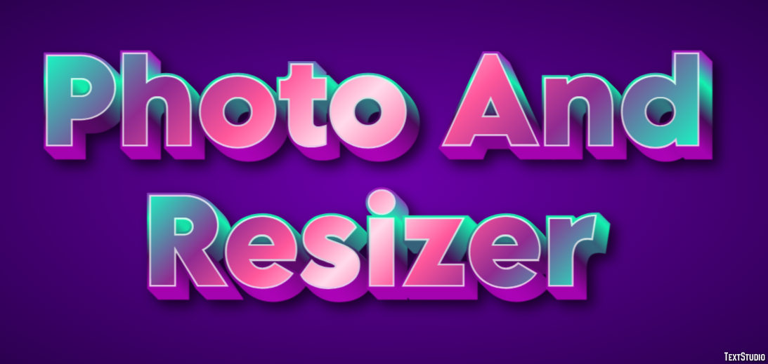 Photo And Resizer Tekst Effect