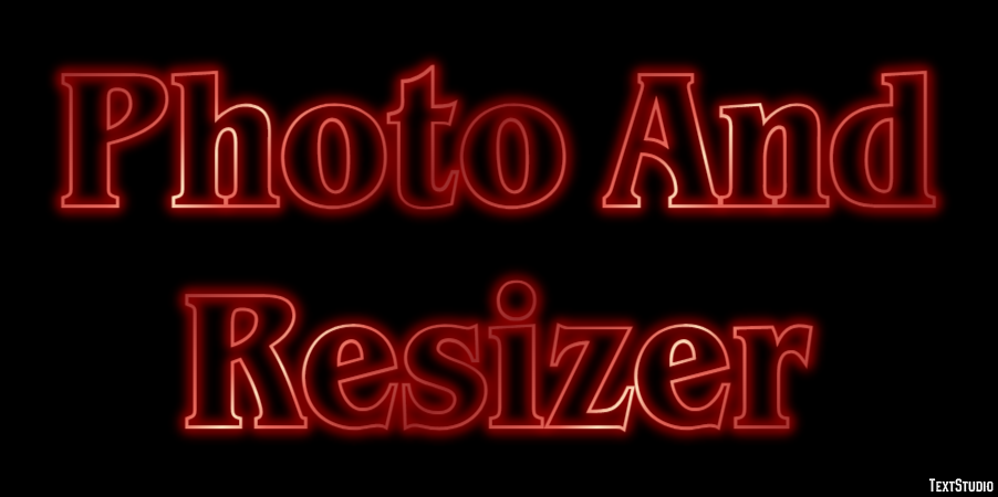 Photo And Resizer Tekst Effect