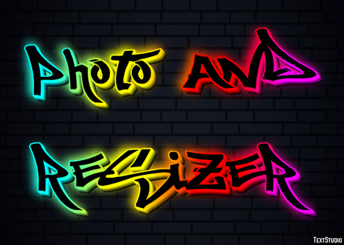 Photo And Resizer Tekst Effect
