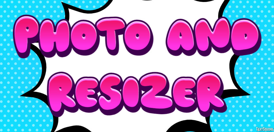 Photo And Resizer Tekst effect