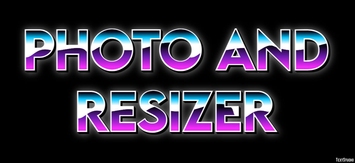 Photo And Resizer Tekst Effect
