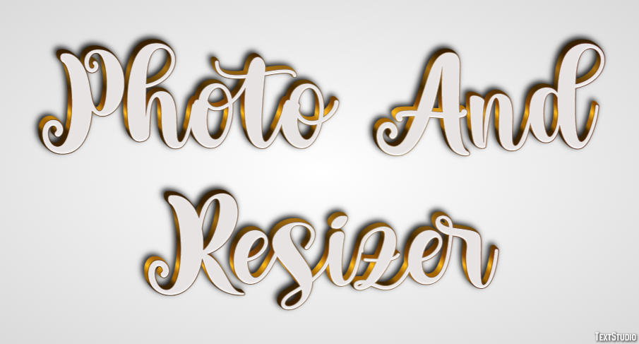Photo And Resizer Tekst Effect