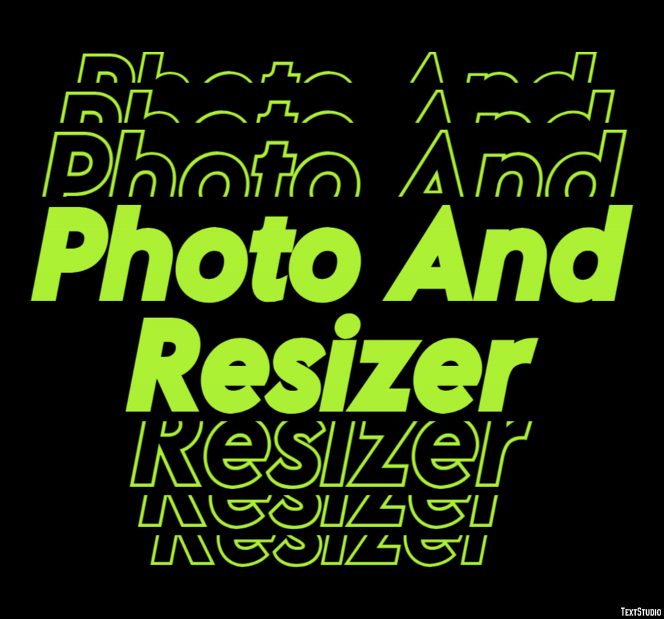 Photo And Resizer Tekst Effect