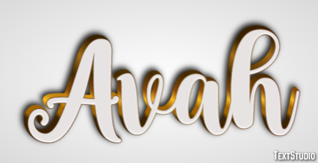 Avah Text Effect