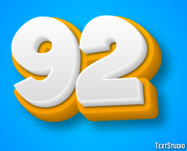92 Tekst Effect