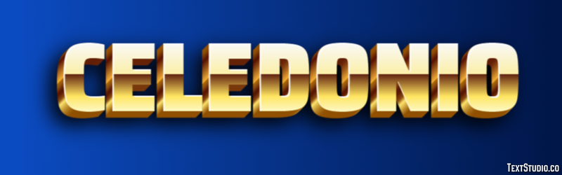 Celedonio Efecto de Texto
