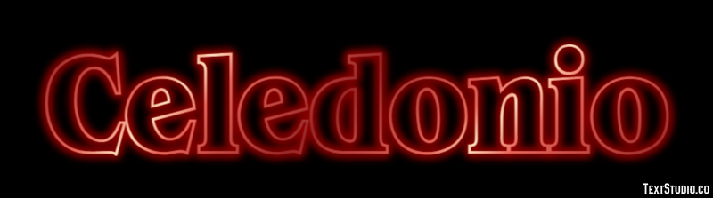 Celedonio Efecto de Texto