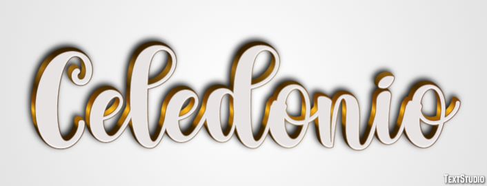 Celedonio Efecto de Texto
