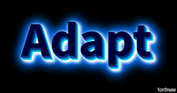 Adapt Text Effect
