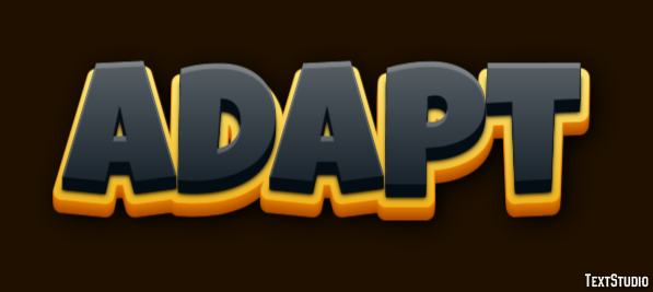 Adapt Text Effect
