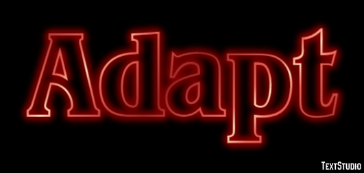 Adapt テキスト効果