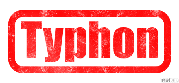 Typhon Effetto testo