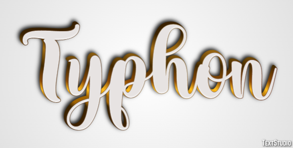 Typhon Metin efekti