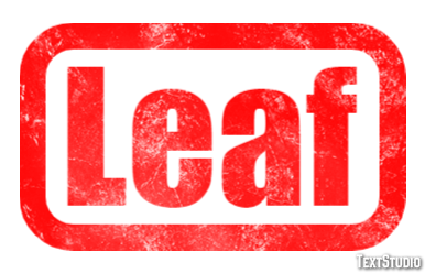 Leaf Text effect