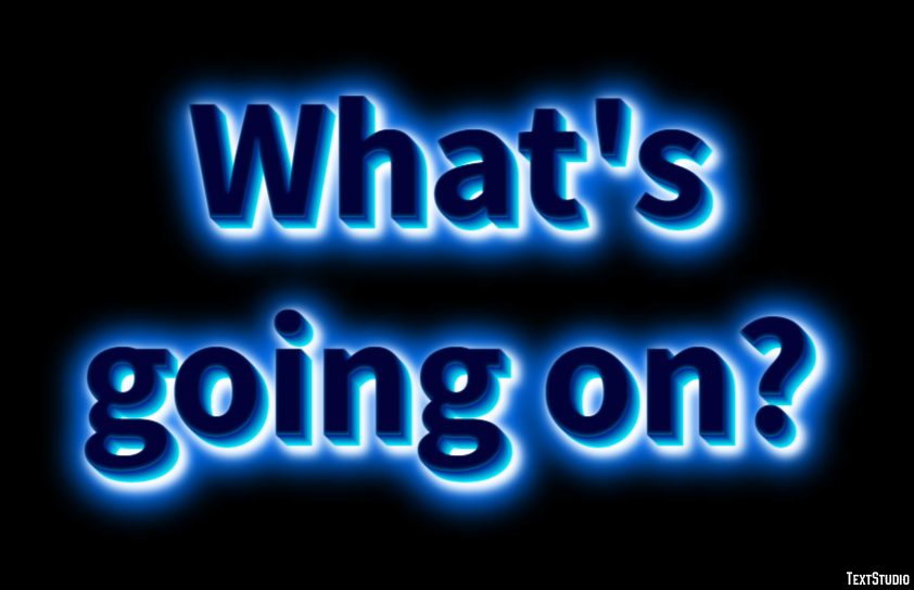 What's going on? Efecto de Texto