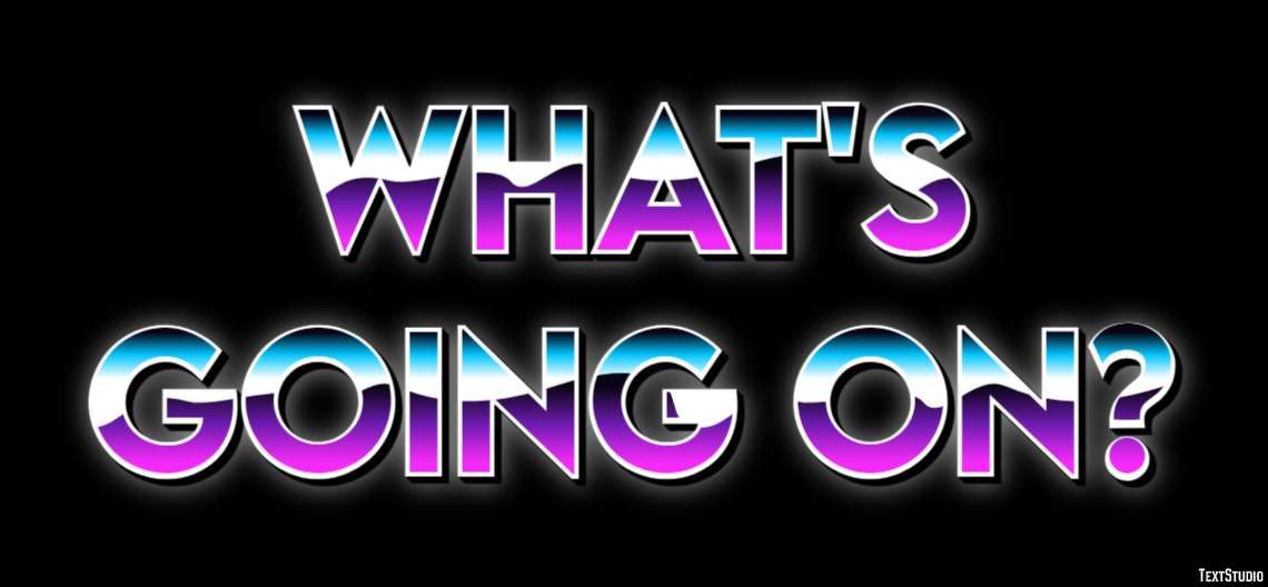 What's going on? Text Effect