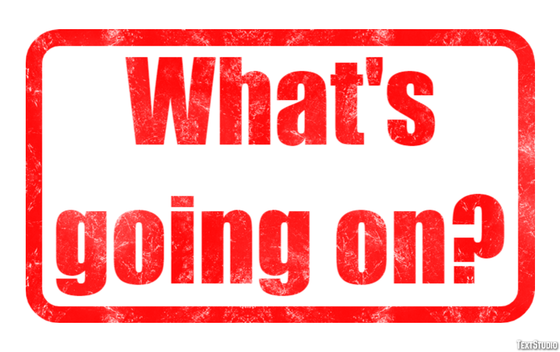 What's going on? Text Effect