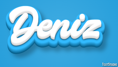 Deniz Text Effect