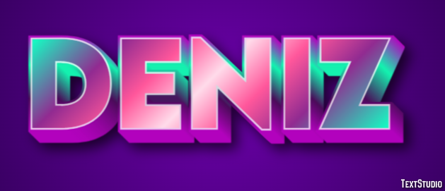 Deniz Text effect