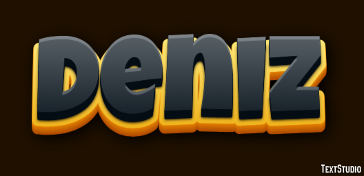 Deniz Text effect