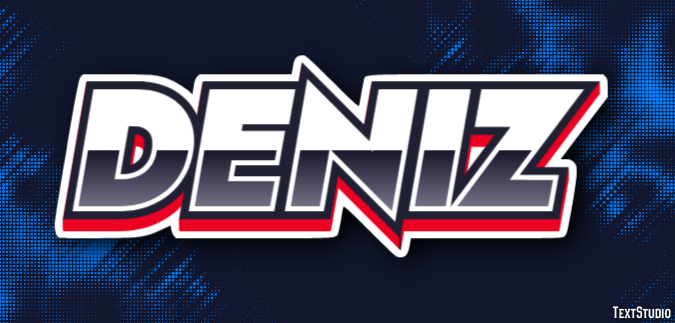 Deniz Text Effect