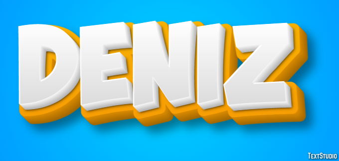 Deniz Text effect