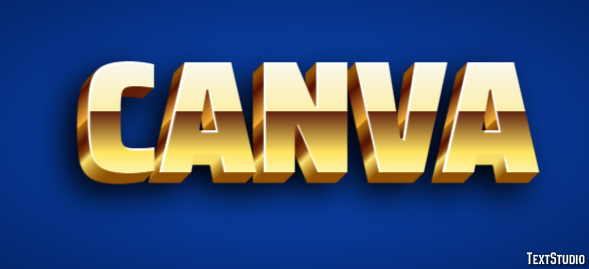 Canva Effet de texte