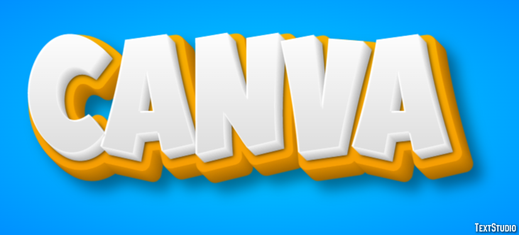 Canva Effet de texte
