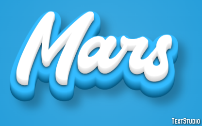 Mars Effet de texte