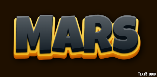Mars Effet de texte