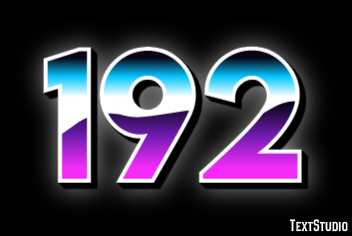 192 Text Effect