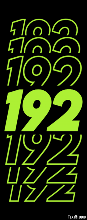 192 Text Effect
