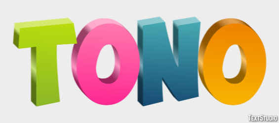Toño Text Effect