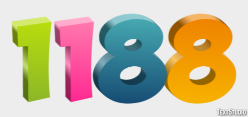 1188 Efecto de Texto