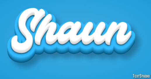 Shaun Text effect
