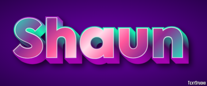 Shaun Text effect