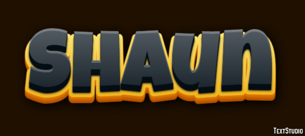 Shaun Text effect